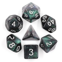 HD Polyhedral 7 Dice Set Everclear Aurora