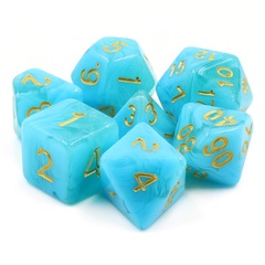 HD Polyhedral 7 Dice Set Atlantis