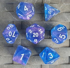 HD Polyhedral 7 Dice Set Cosmic Dust