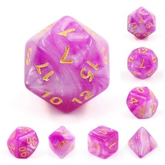 HD Polyhedral 7 Dice Set First Love