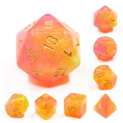 HD Polyhedral 7 Dice Set Swing Time