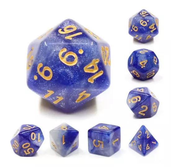 HD Polyhedral 7 Dice Set Star Trek