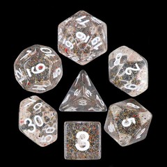 HD Polyhedral 7 Dice Set Little Stars