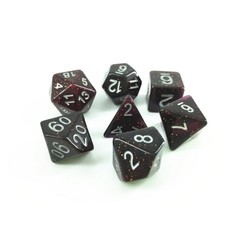 HD Polyhedral 7 Dice Set Purple dice