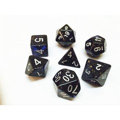 HD Polyhedral 7 Dice Set Blue dice