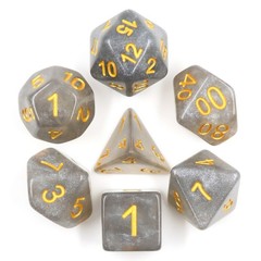 HD Polyhedral 7 Dice Set Onyxstone