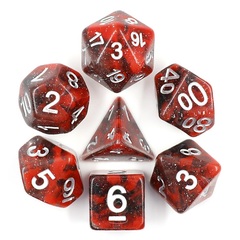 HD Polyhedral 7 Dice Set Manjusaka