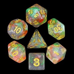 HD Polyhedral 7 Dice Set Tectonic Break