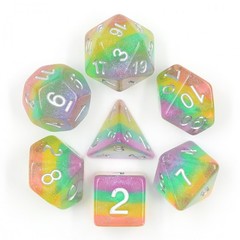 HD Polyhedral 7 Dice Set Chewy Candy