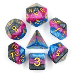 HD Polyhedral 7 Dice Set Venom