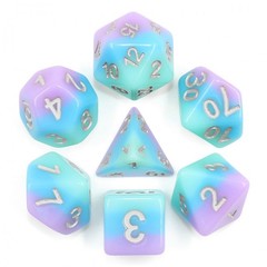 HD Polyhedral 7 Dice Set Fairy Tale