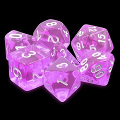 HD Polyhedral 7 Dice Set Tyrian Gems