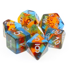 HD Polyhedral 7 Dice Set Parallel Universe