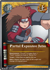 Partial Expansion Jutsu - J-505 - Uncommon - Unlimited Edition