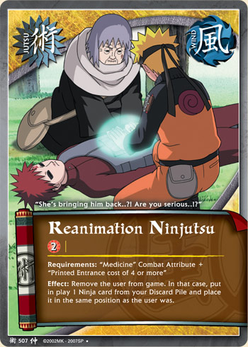 Reanimation Ninjutsu - J-507 - Uncommon - Unlimited Edition