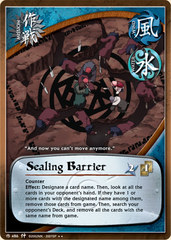 Sealing Barrier - M-486 - Rare - Unlimited Edition