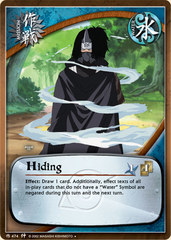 Hiding - M-474 - Uncommon - 1st Edition - Foil