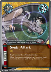 Sonic Attack - J-529 - Common - 1st Edition - Foil