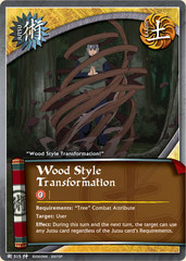 Wood Style Transformation - J-515 - Common - 1st Edition - Foil