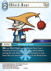 Black Mage - 11-032C - Foil