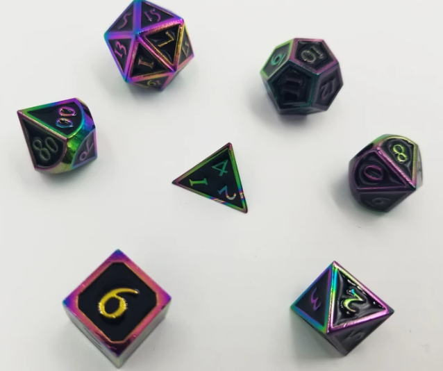 Burnt Opal w/ Onyx RPG Set