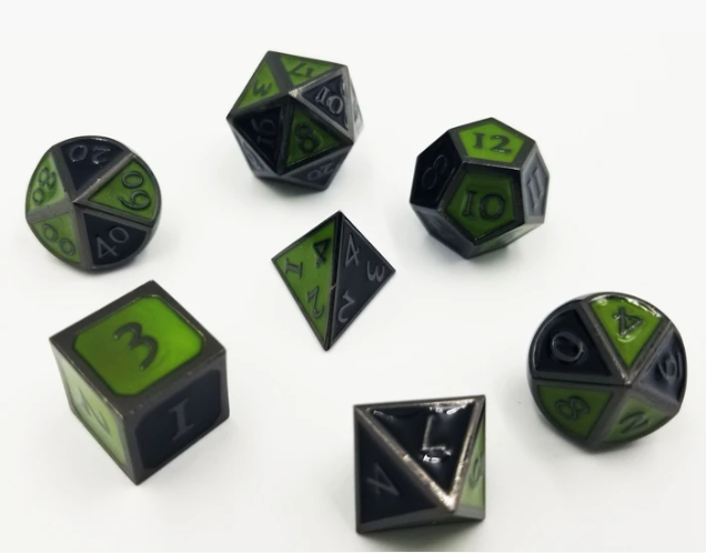 Dual Black and Green RPG Set