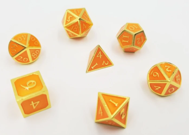 Gold Embossed Sunstone RPG Set