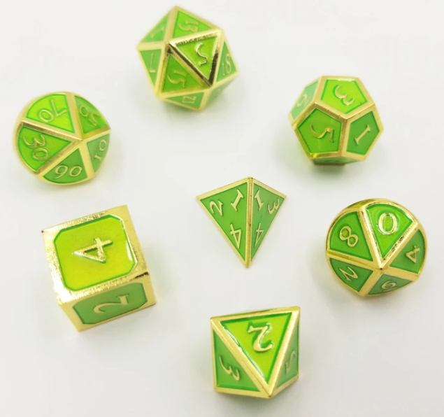 Gold Embossed Jade RPG Set