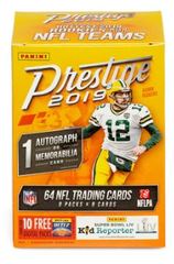 2019 PANINI PRESTIGE NFL TRADING CARDS (BLASTER BOX)