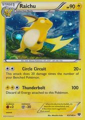 Raichu - 43/146 - Cosmos Holo