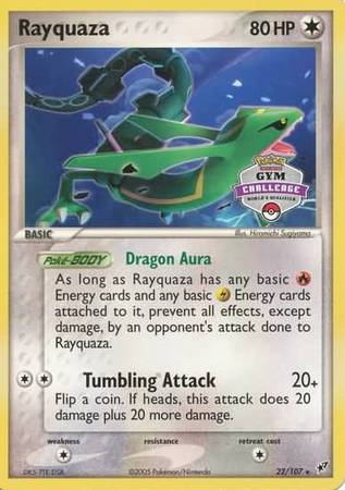 Rayquaza - 22/107 - Gym Challenge Promo