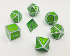 Silver Embossed Jade RPG Set