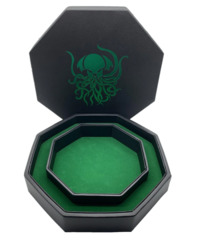 Green Cthulhu - Tray of Holding TM Dice by Norse Foundry