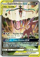 Espeon & Deoxys Tag Team GX - SM240 - SM Black Star Promos