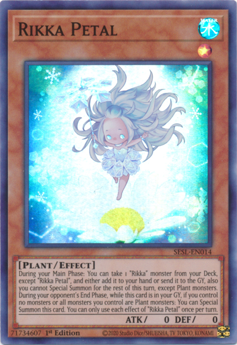 Rikka Petal - SESL-EN014 - Super Rare - 1st Edition