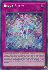 Rikka Sheet - SESL-EN026 - Secret Rare - 1st Edition