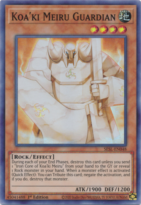Koaki Meiru Guardian - SESL-EN048 - Super Rare - 1st Edition