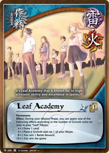 Leaf Academy - M-500 - Uncommon - 1st Edition - Foil