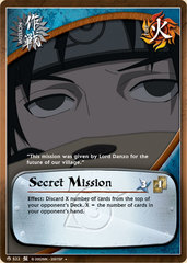 Secret Mission - M-522 - Uncommon - 1st Edition - Foil