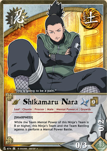 Shikamaru Nara - N-674 - Uncommon - 1st Edition - Foil