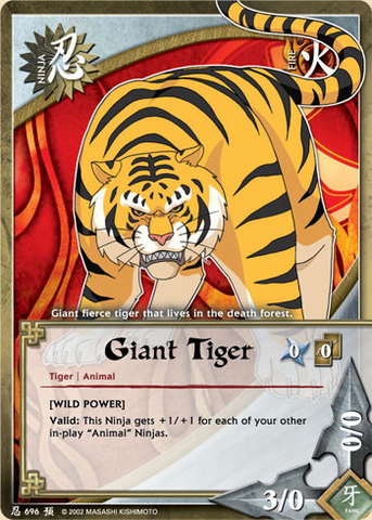 Giant Tiger - N-696 - Common - 1st Edition - Foil