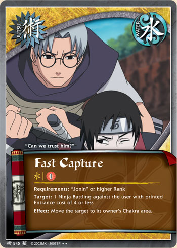 Fast Capture - J-545 - Rare - Unlimited Edition