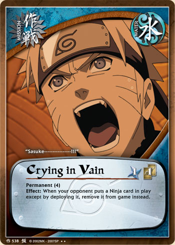 Crying in Vain - M-538 - Rare - Unlimited Edition