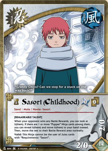 Sasori (Childhood) - N-664 - Uncommon - Unlimited Edition