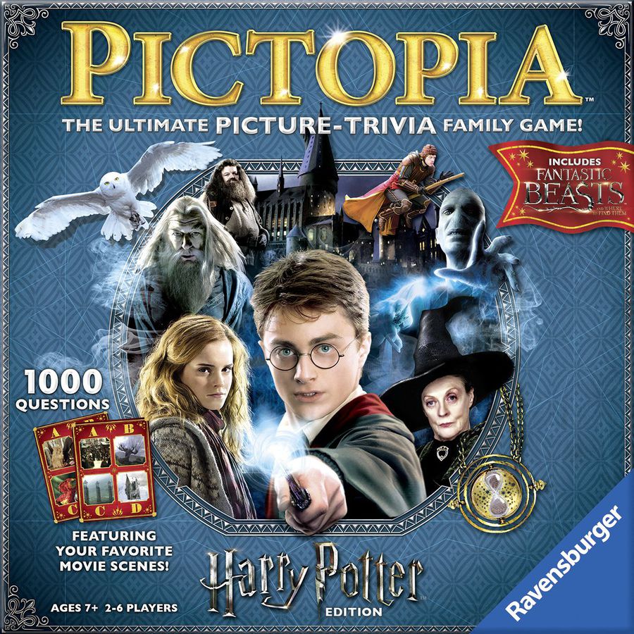 Pictopia: Harry Potter Edition Family Trivia Board