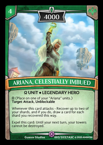 Ariana, Celestially Imbued