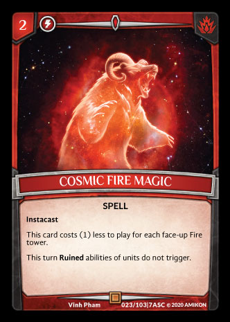 Cosmic Fire Magic