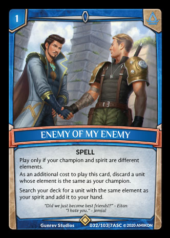Enemy of my Enemy