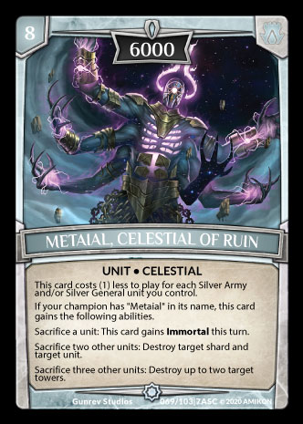 Metaial, Celestial of Ruin