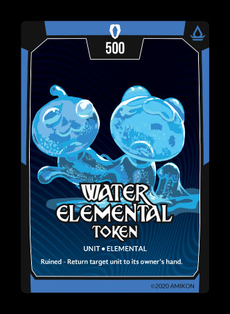 Water Elemental Token